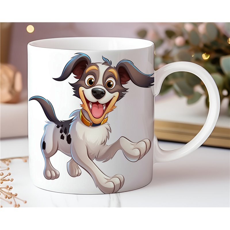 11oz mug  - Jumping Dog21