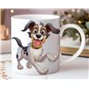 11oz mug  - Jumping Dog21