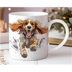 11oz mug  - Jumping Dog22