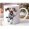 11oz mug  - Jumping Dog23