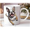 11oz mug  - Jumping Dog25