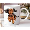 11oz mug  - Jumping Dog26