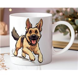 11oz mug  - Jumping Dog28