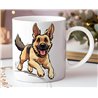 11oz mug  - Jumping Dog28