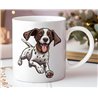 11oz mug  - Jumping Dog29