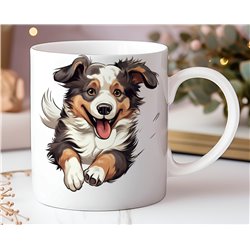 11oz mug  - Jumping Dog33