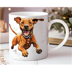 11oz mug  - Jumping Dog35