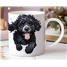 11oz mug  - Jumping Dog40