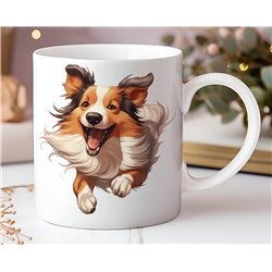 11oz mug  - Jumping Dog42