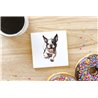 Ceramic Tile Coaster/ Trivet - Jumping dog7
