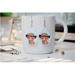 Teardrop Earrings - Highland Cattle - HCTDE(18)