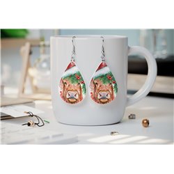 Teardrop Earrings - Highland Cattle - HCTDE(41)