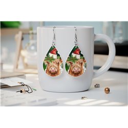 Teardrop Earrings - Highland Cattle - HCTDE(50)