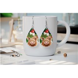 Teardrop Earrings - Highland Cattle - HCTDE(51)