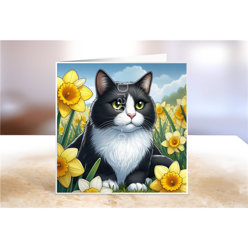 Greeting Card - Matt - 145x145mm - TUX(2)