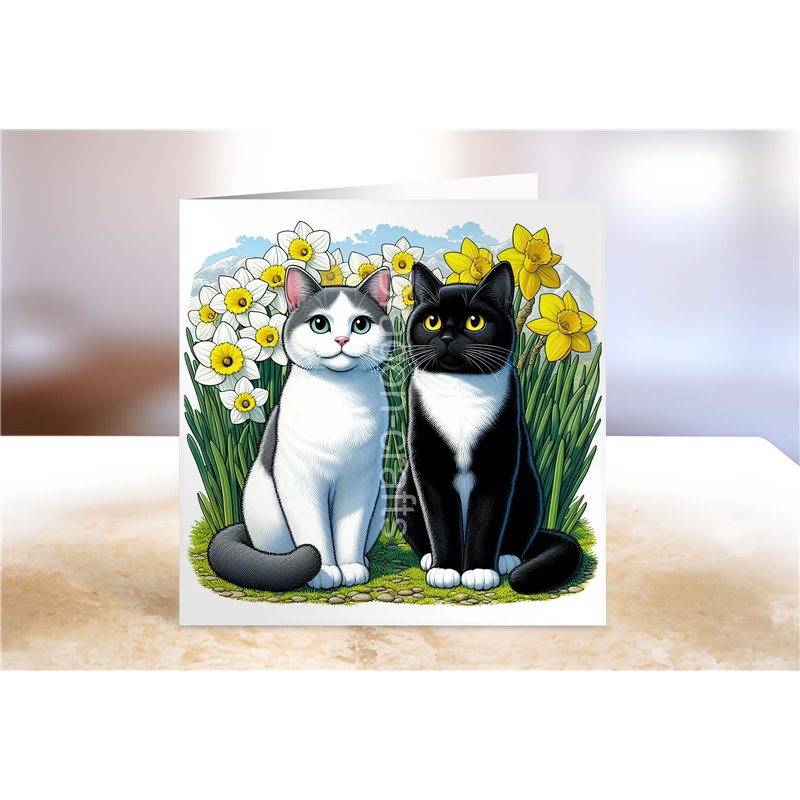 Greeting Card - Matt - 145x145mm - TUX(4)