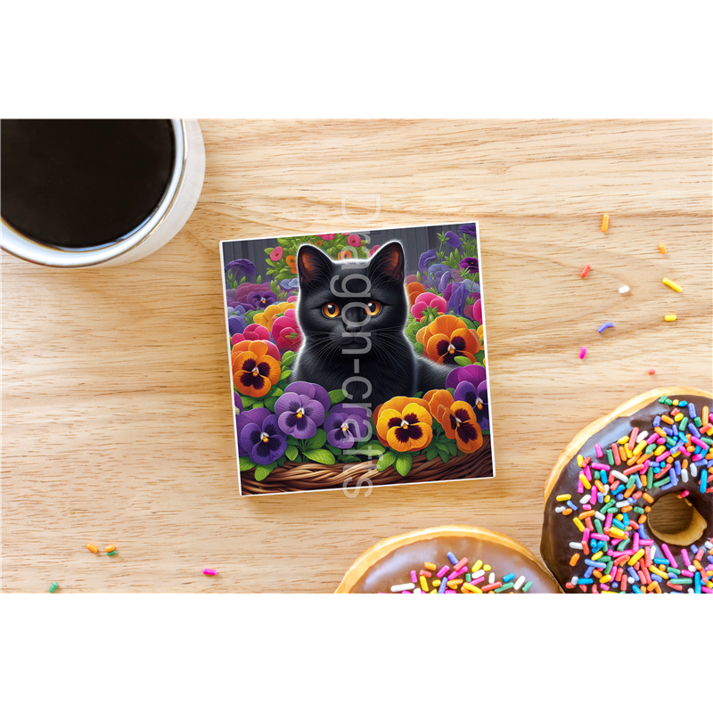 CERAMIC TILE COASTER/ TRIVET  - BC(19)