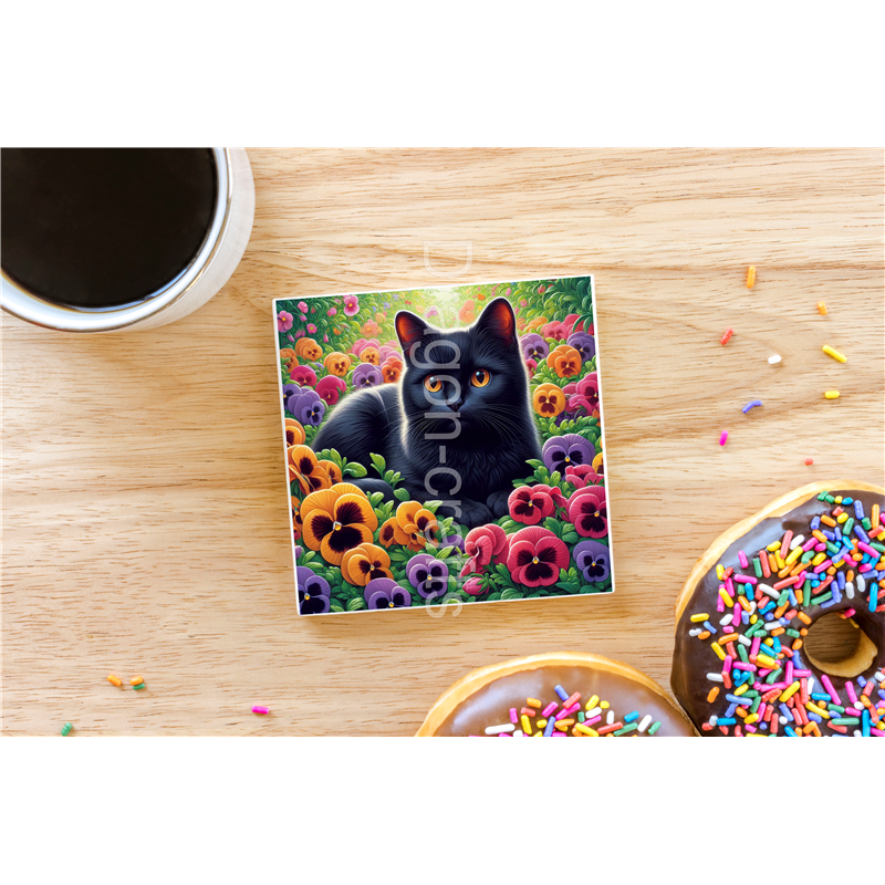 CERAMIC TILE COASTER/ TRIVET  - BC(25)