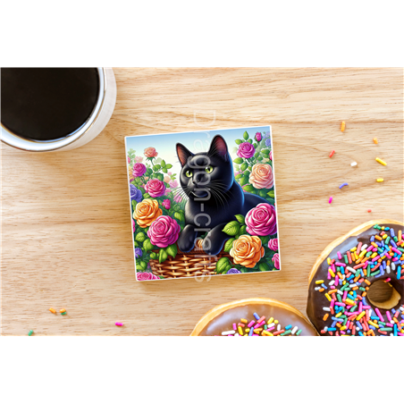 CERAMIC TILE COASTER/ TRIVET  - BC(27)