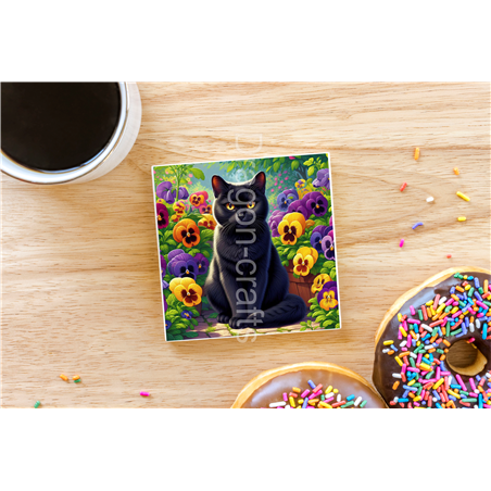 CERAMIC TILE COASTER/ TRIVET  - BC(52)