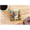 CERAMIC TILE COASTER/ TRIVET  - GIN(29)