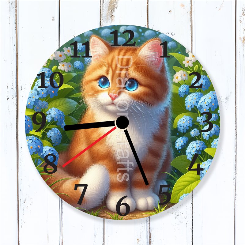Glass Wall Clock - GIN(10)