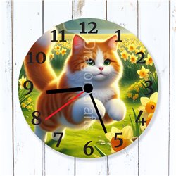 Glass Wall Clock - GIN(12)