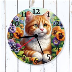 Glass Wall Clock - GIN(13)