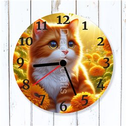 Glass Wall Clock - GIN(18)