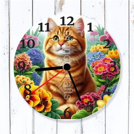 Glass Wall Clock - GIN(21)