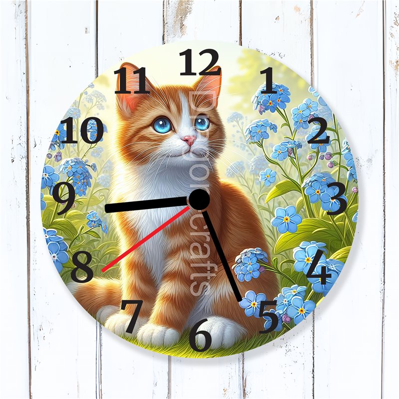 Glass Wall Clock - GIN(23)