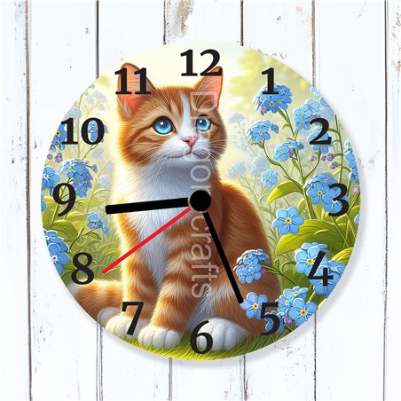 Glass Wall Clock - GIN(23)