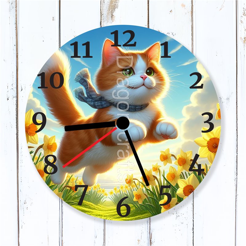 Glass Wall Clock - GIN(24)