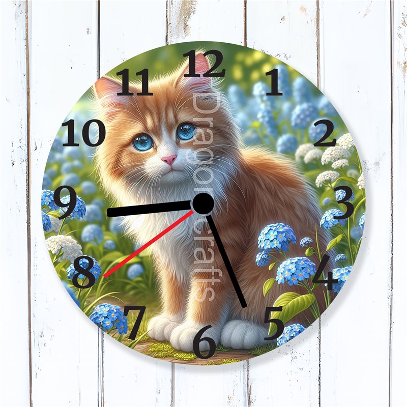 Glass Wall Clock - GIN(27)