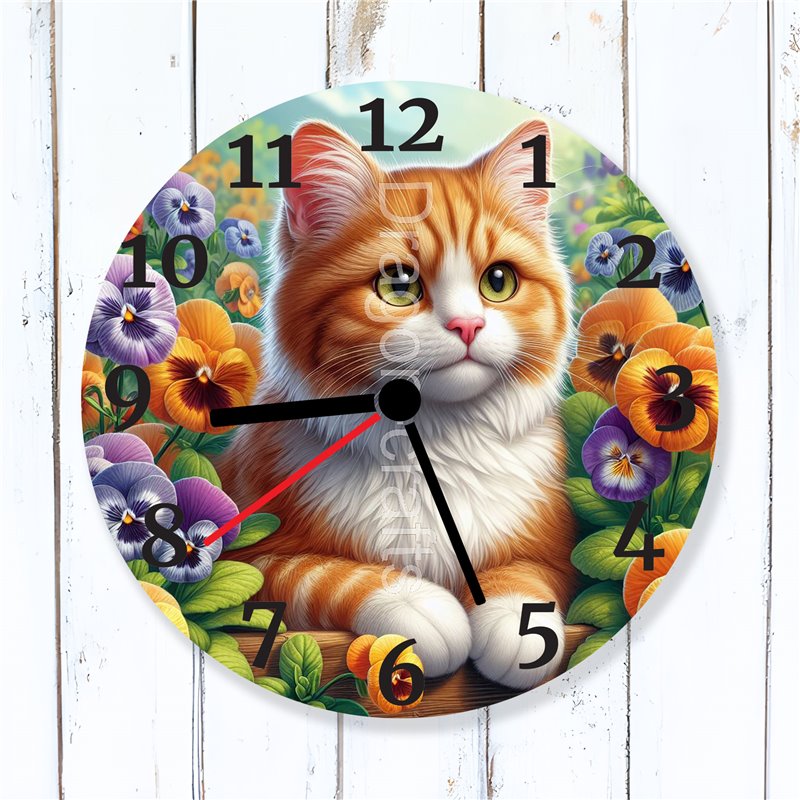 Glass Wall Clock - GIN(29)