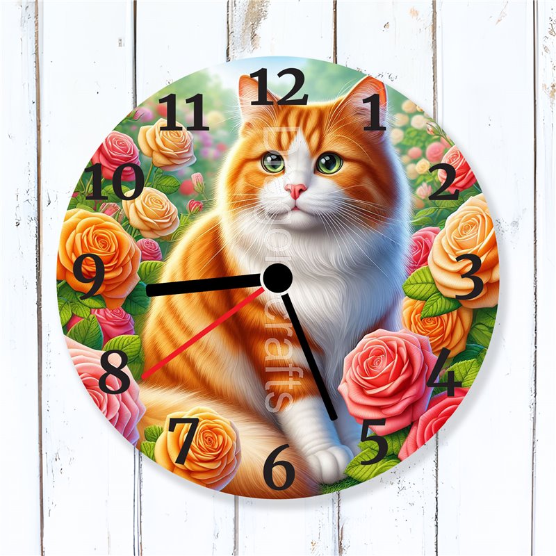 Glass Wall Clock - GIN(33)