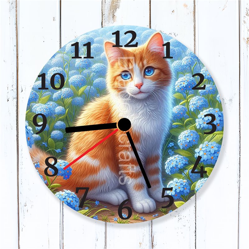 Glass Wall Clock - GIN(36)