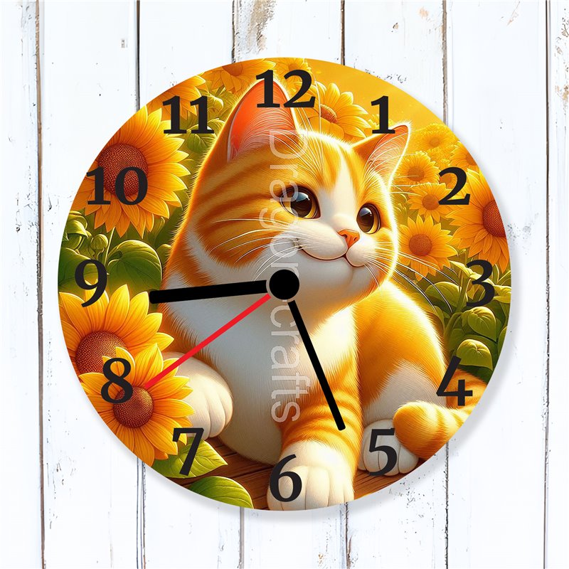 Glass Wall Clock - GIN(4)