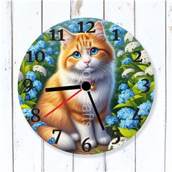 Glass Wall Clock - GIN(8)