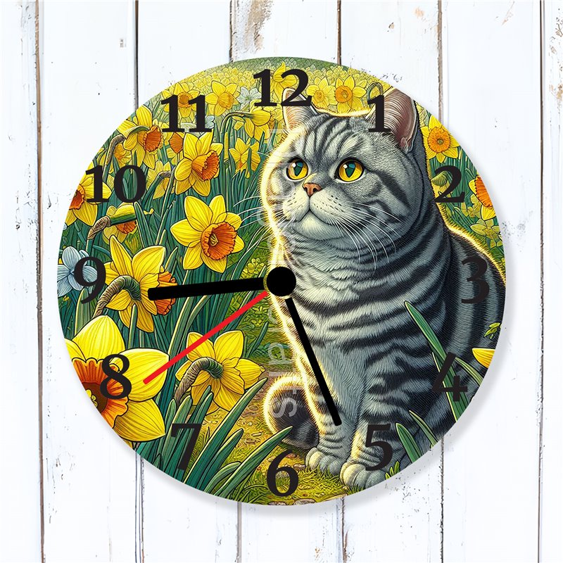 Glass Wall Clock - OTH(5)