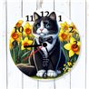 Glass Wall Clock - TUX(1)