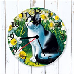 Glass Wall Clock - TUX(5)