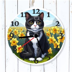 Glass Wall Clock - TUX(6)