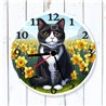Glass Wall Clock - TUX(6)