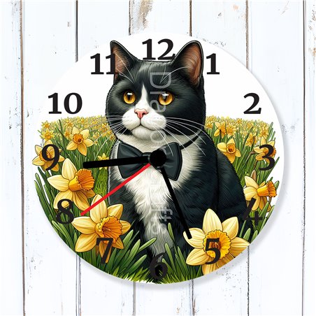 Glass Wall Clock - TUX(7)