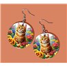 Round Earrings - - GIN(1)