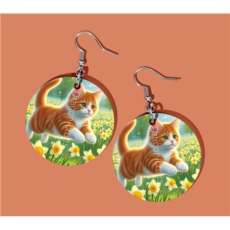 Round Earrings - - GIN(11)