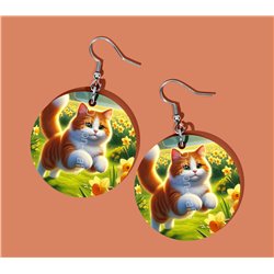 Round Earrings - - GIN(12)