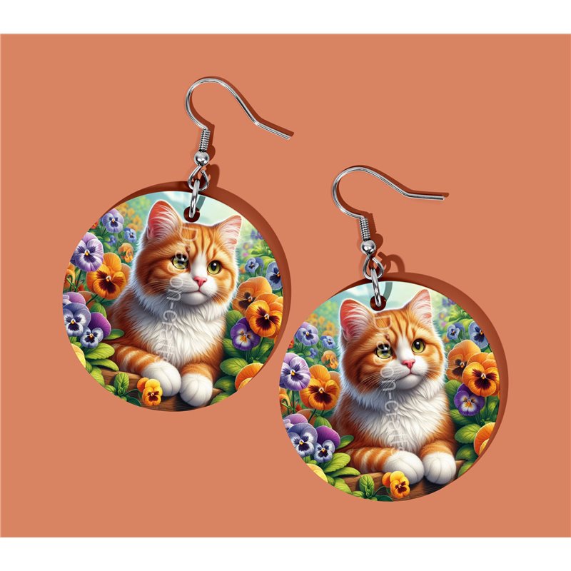 Round Earrings - - GIN(13)