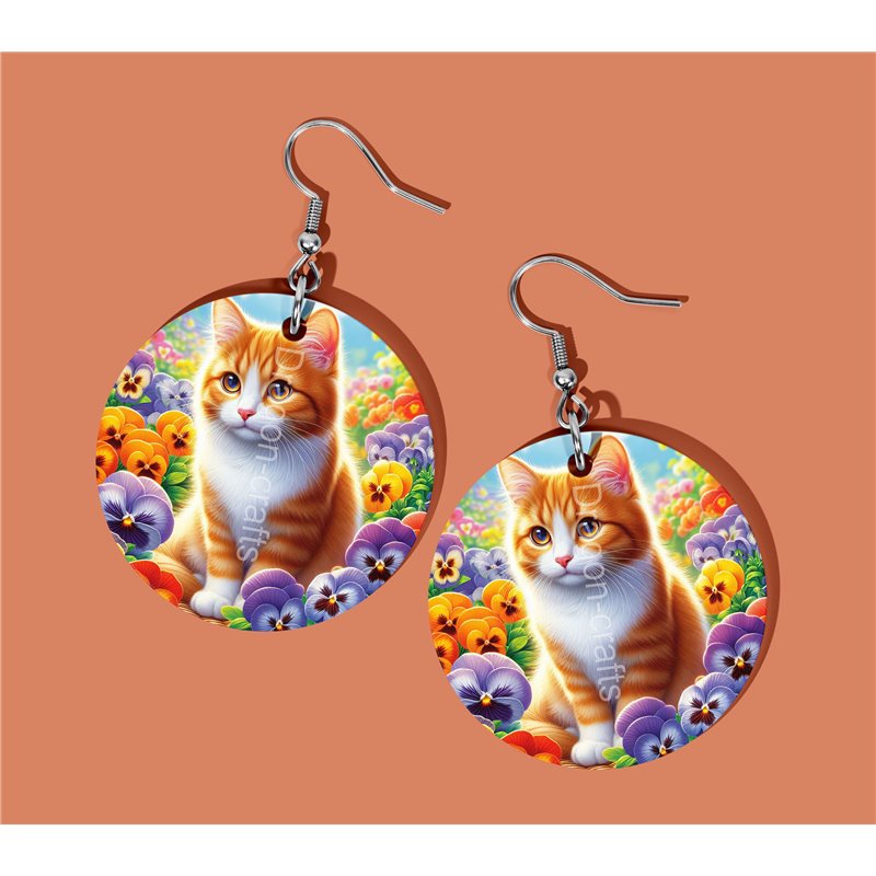 Round Earrings - - GIN(14)